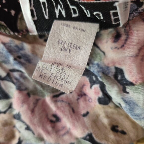 Vintage Rampage Floral Button Up Corset Tank Blouse - Picture 7 of 7